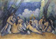 Paul Cezanne Les grandes baigneuses (Large Bathers) (mk09) Spain oil painting reproduction